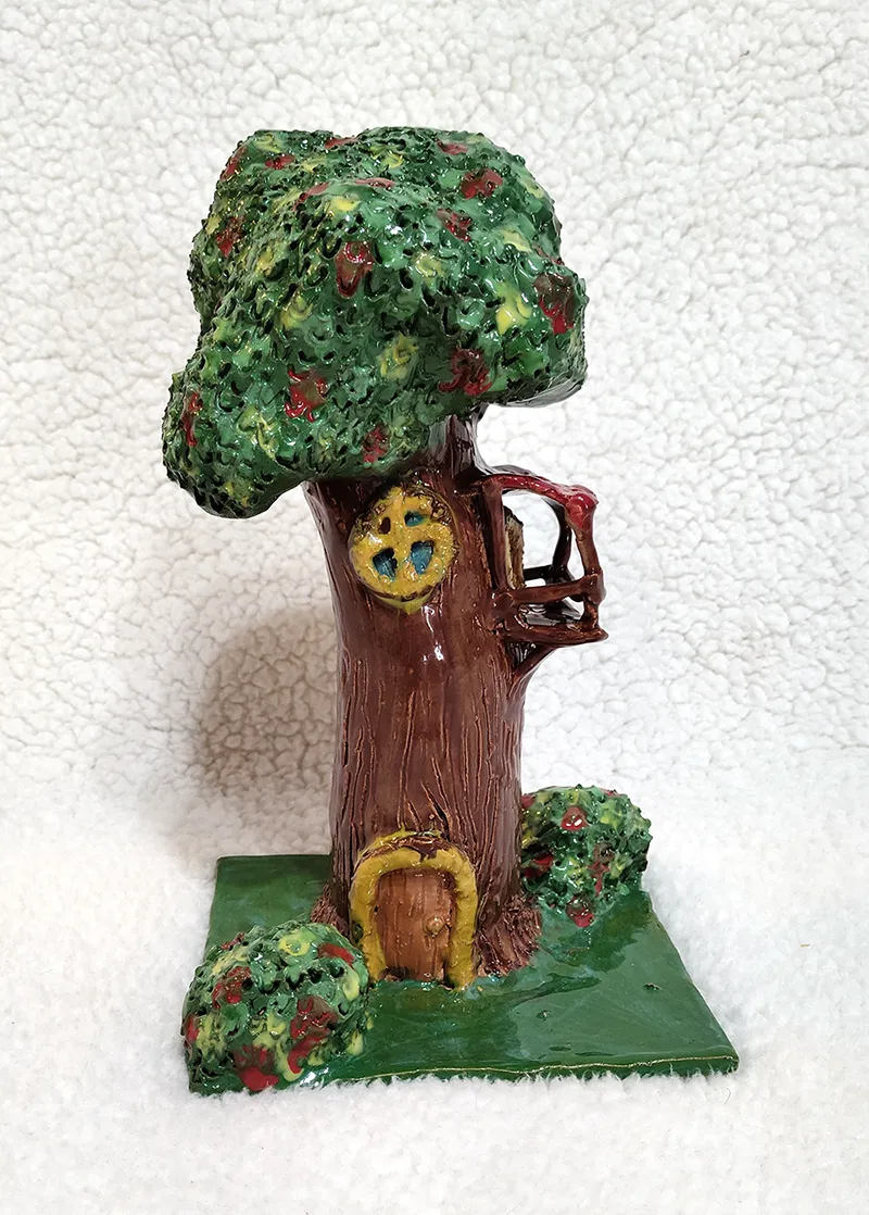 "Elf Home Tree" by Kristina Tucker, 11th grade at Castle Rock