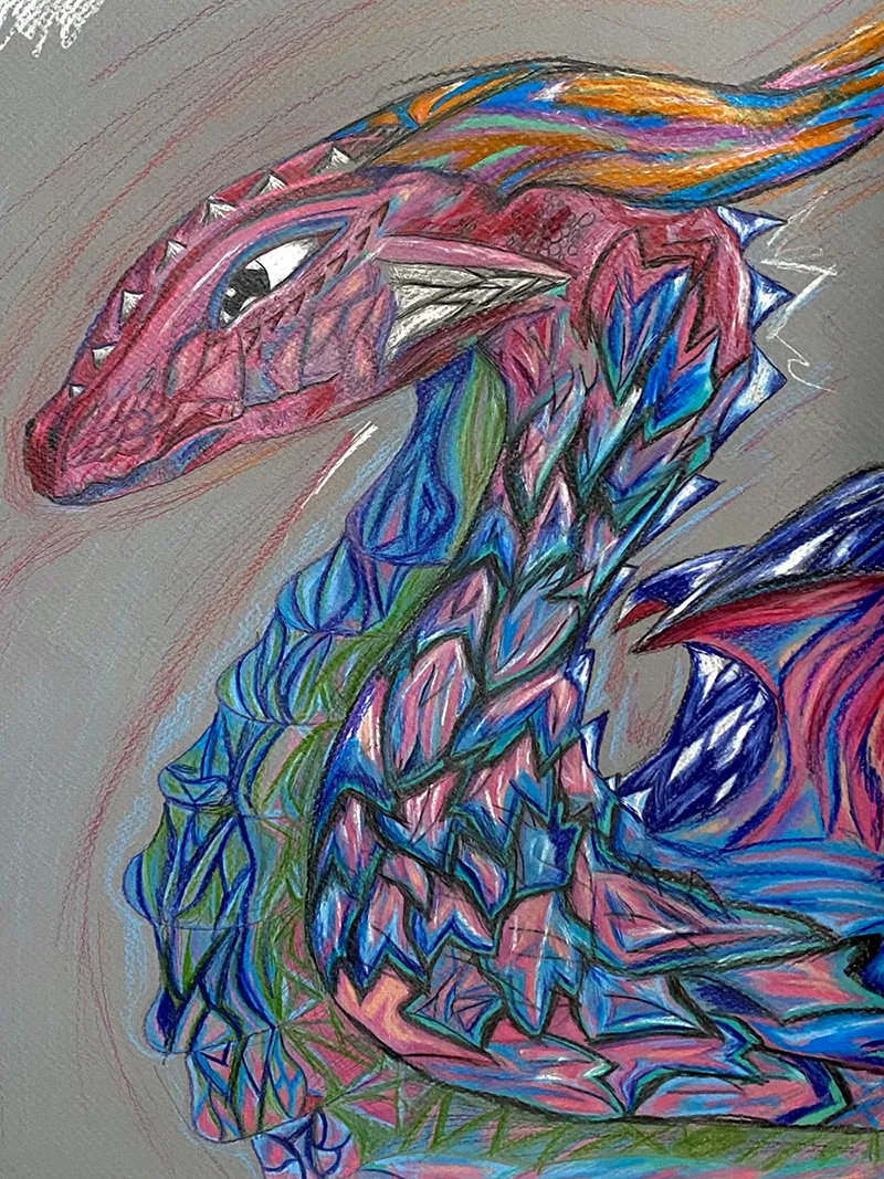 "Dragon" by Atty Crain, 9th grade at Camas