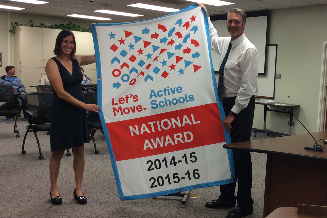 R.A. Long High School receives national fitness award