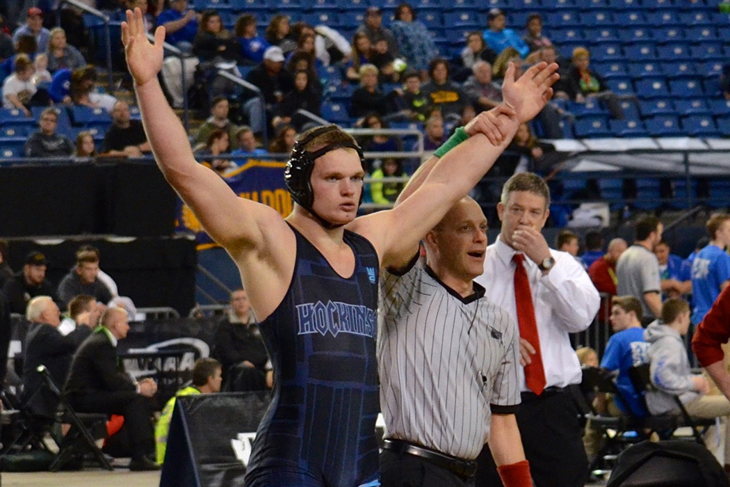 Focus fuels Hockinson’s first champion wrestler