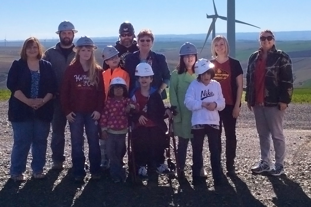 Dayton students learn about wind energy