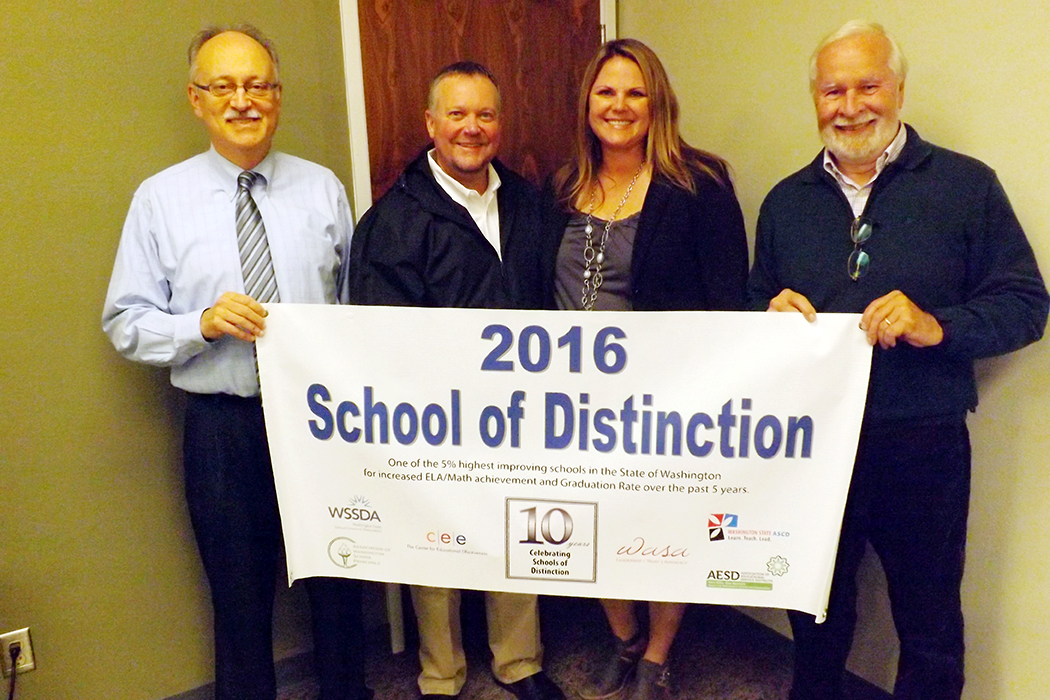 R.A. Long High School earned the School of Distinction Award