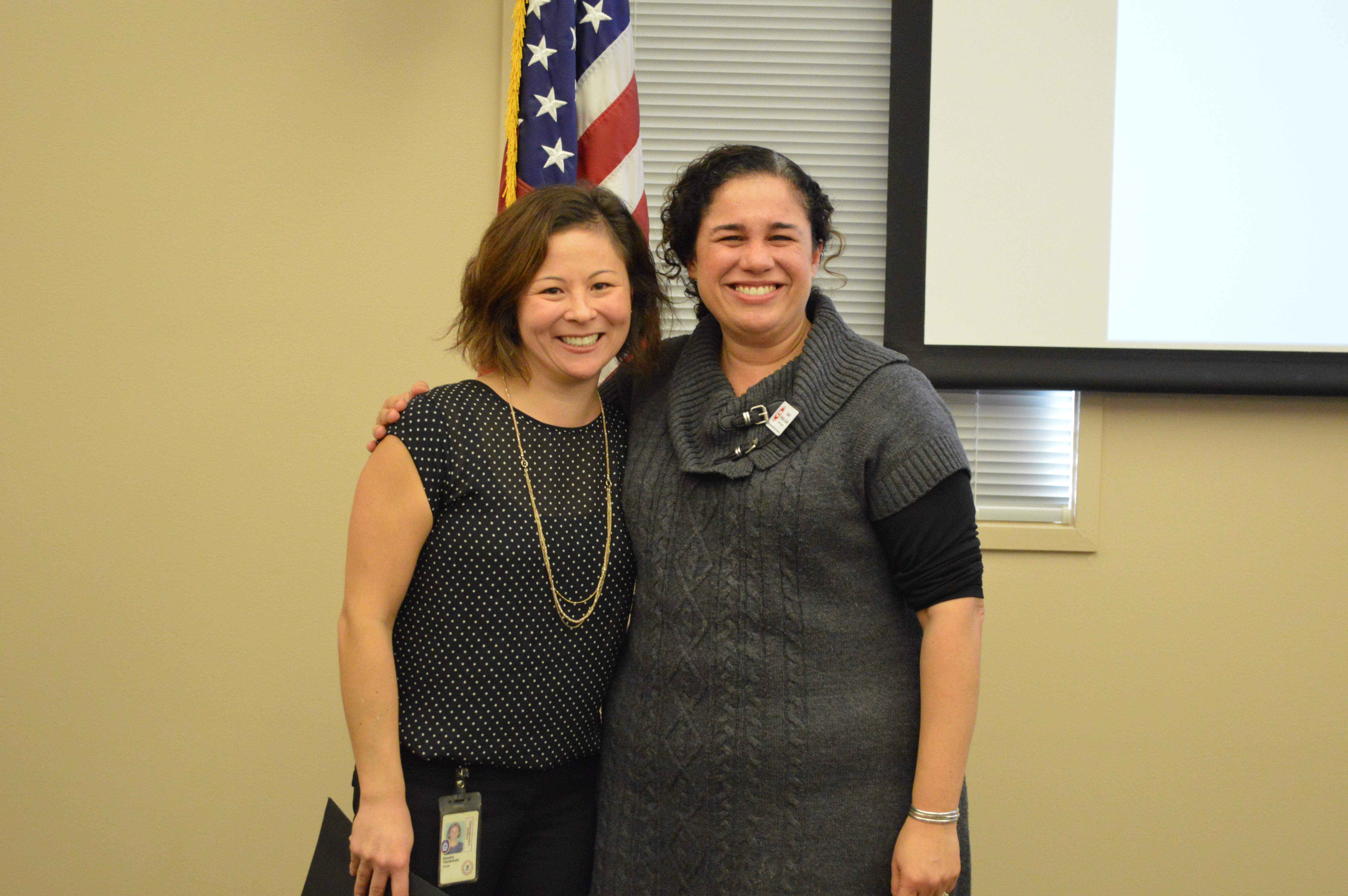 Kendra Yamamoto and Isabel Munoz-Colon