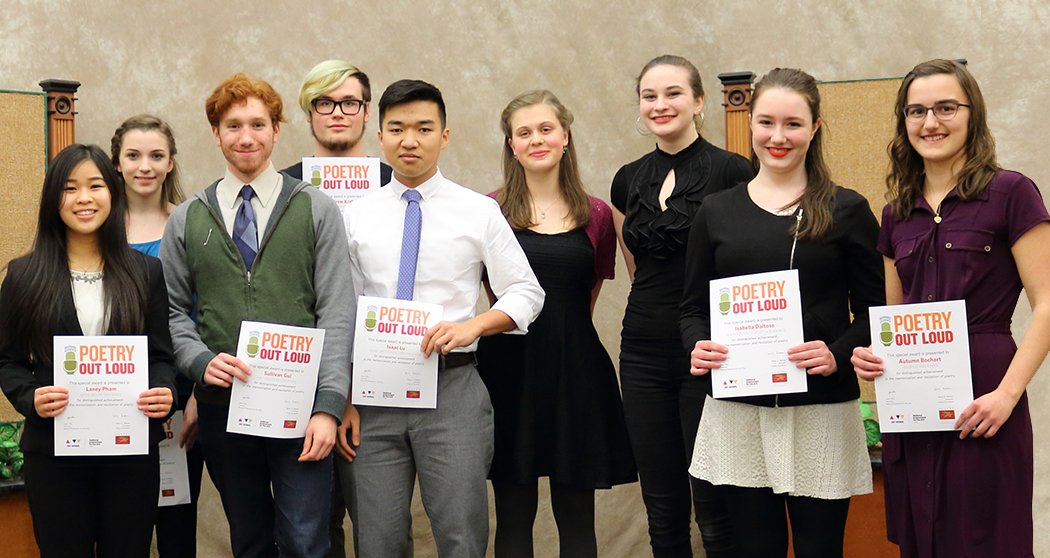 Students from VSAA and Battle Ground advance to state Poetry Out Loud contest