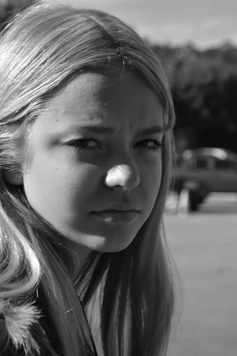 "Vacant Face" by Chloe Shove, 10th grade at Evergreen