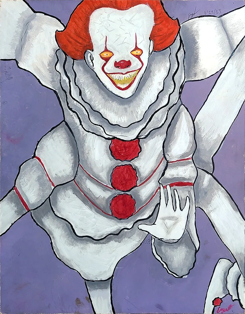 "Pennywise" by Christy Engel, 10th grade at Evergreen