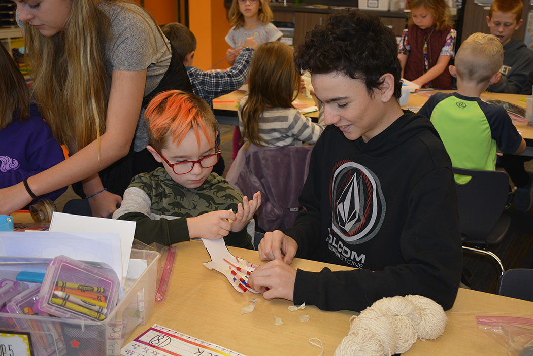 Washougal students explore human hands