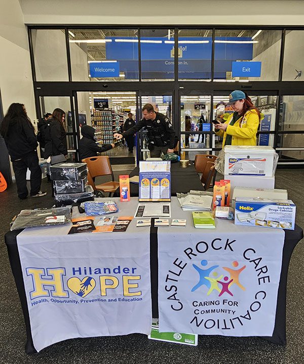 Hilander Hope and Castle Rock Coalitions at Drug Take Back event