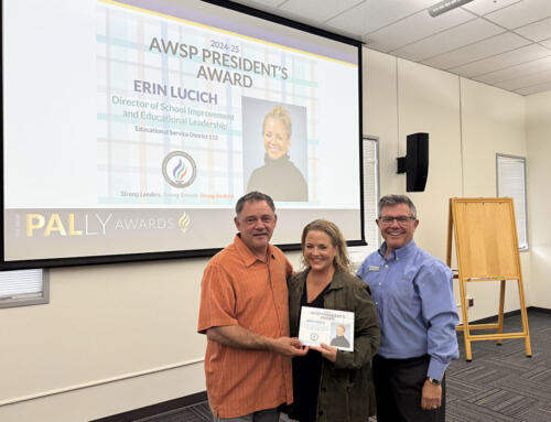Erin Lucich honored with 2025 AWSP President’s Award for leadership support