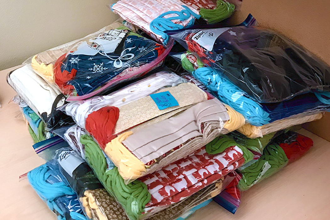 Local sewing group donates 1,500 masks to ESD 112