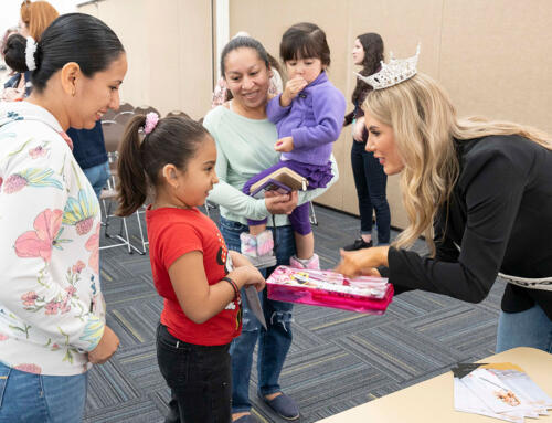 ESD 112 Audiology students receive a visit from Miss Washington