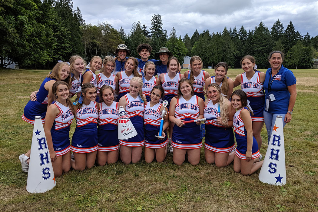 Ridgefield High School Cheerleaders Win All-American Honors at Varsity NCA Camp