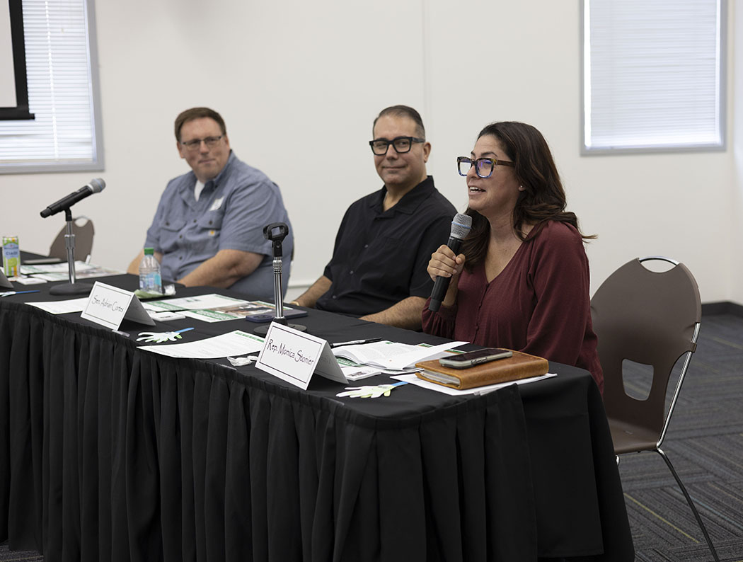Representative Monica Stonier, Representative Kevin Waters and Senator Adrian Cortes