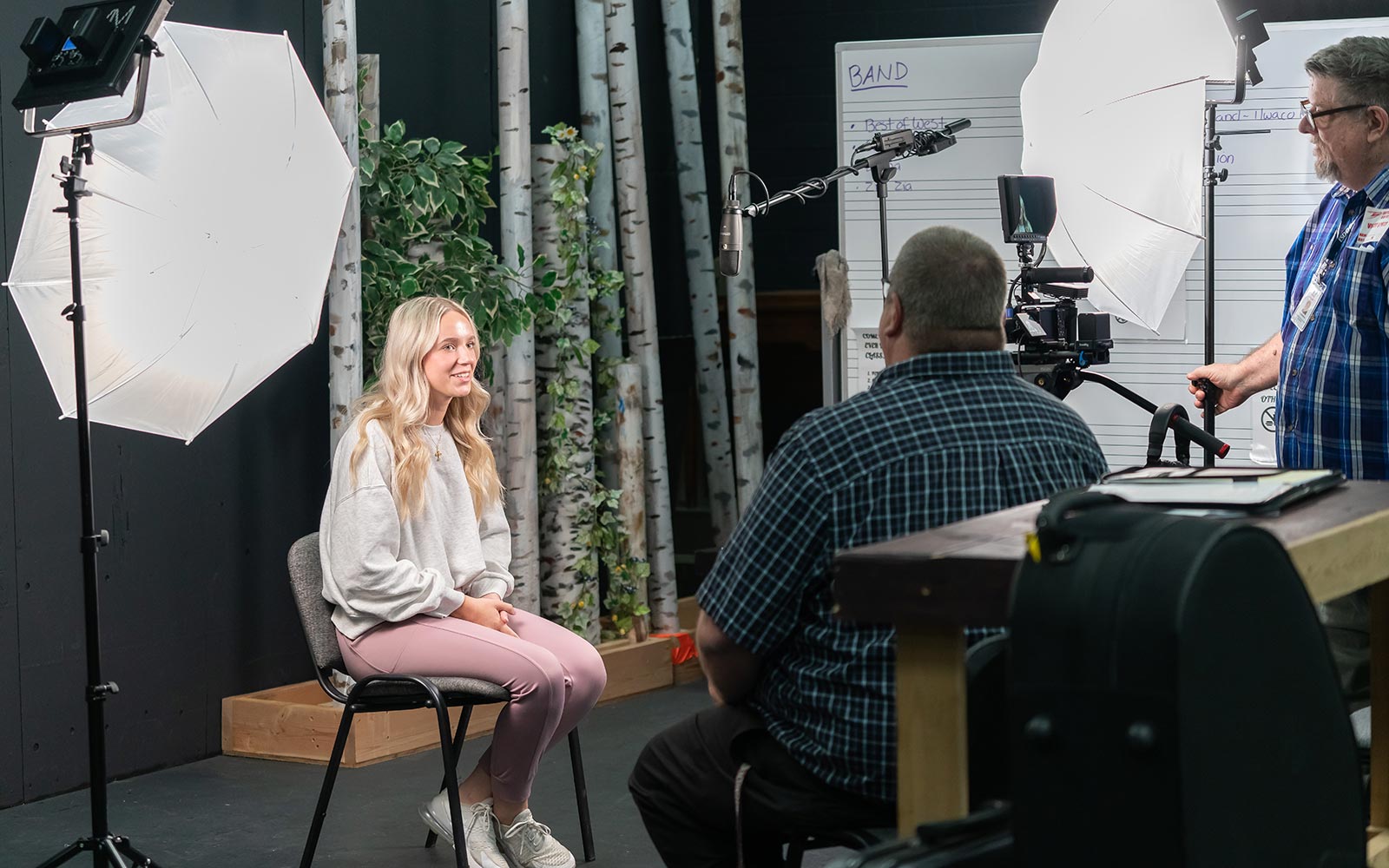 Students talk about their experiences at Castle Rock High School.