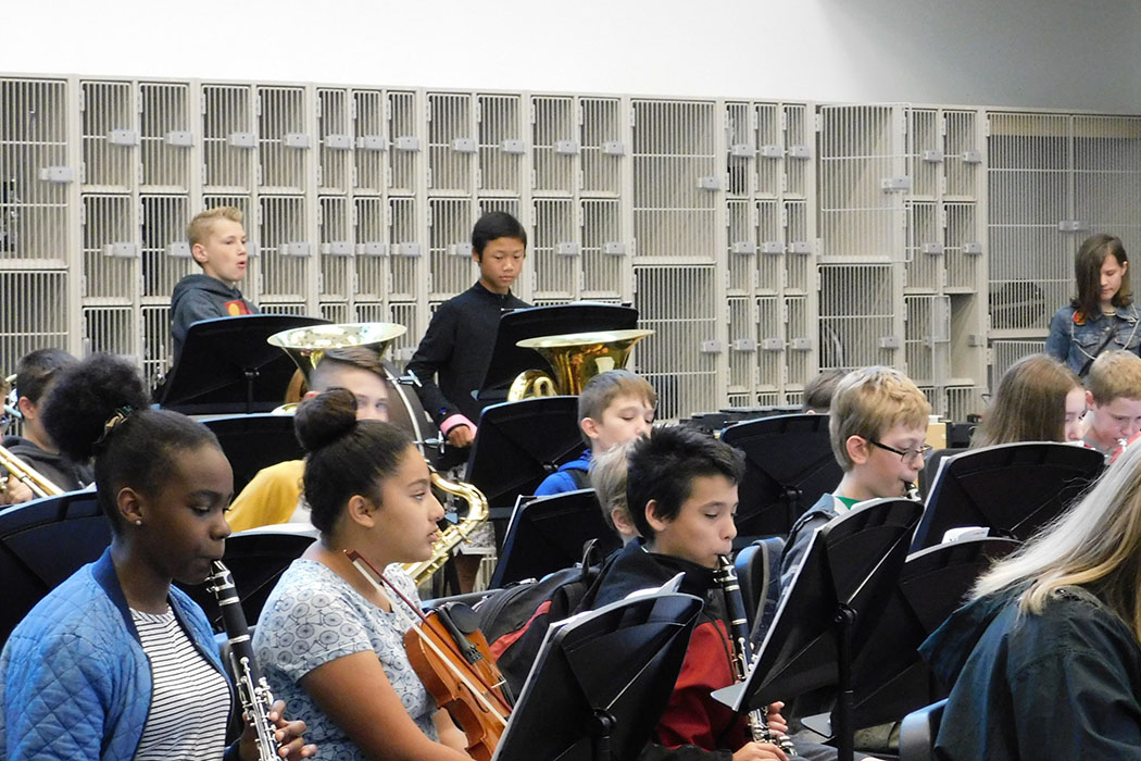 Ridgefield Band Class Hits The Right Notes