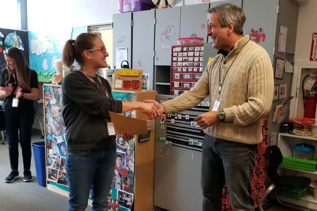 With unbridled passion for serving students with special needs, Camas teacher named ESD 112 Regional Teacher of the Year