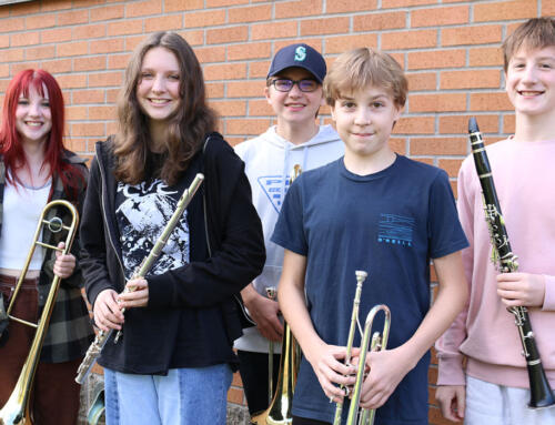 Students qualify for North County Honor Band, earning county-wide recognition
