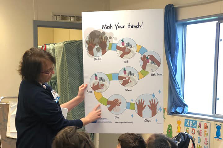 Preschoolers at Burton Early Learning Center Have Fun with Hygiene