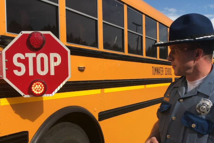Washington State Patrol shares school bus traffic safety video