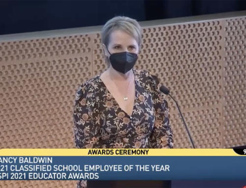 Kelso’s Nancy Baldwin named 2021 Washington State Classified School Employee of the Year