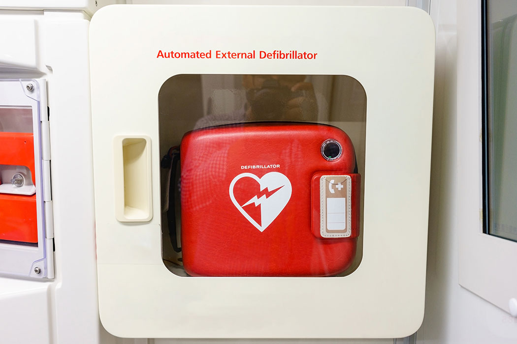 Make sure your AED is ready to shock