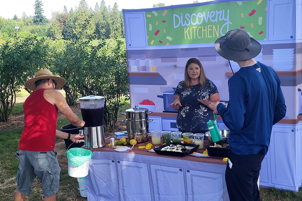 Majestic Farms donates blueberries to area school districts for farm-to-school student meals
