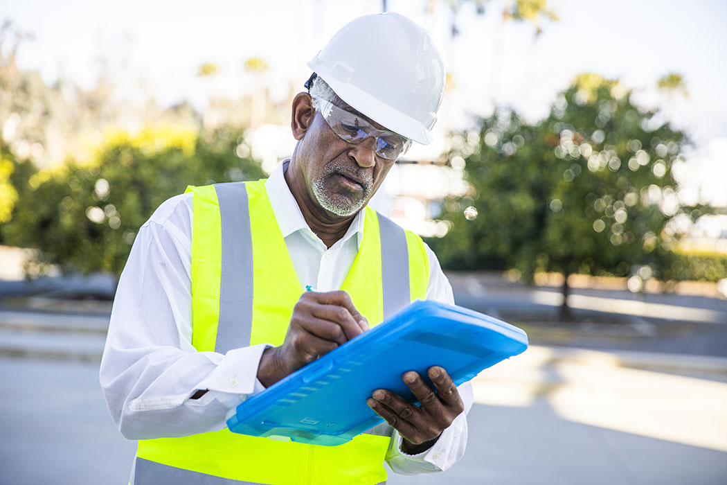 Conducting a safety inspection