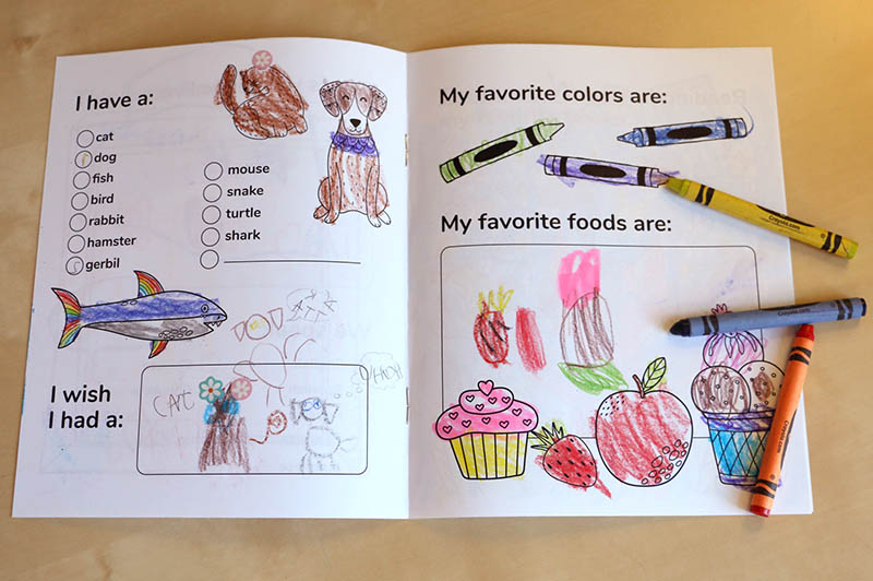 Colored Activity Book