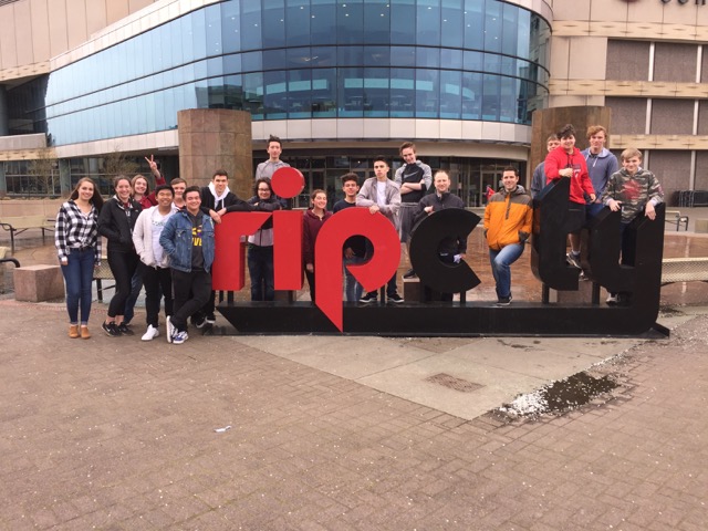 Students in front of Blazer stadium